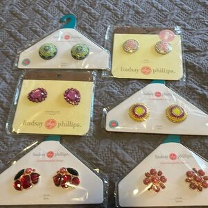 New lot of 6 Lindsay Phillips shoe snaps